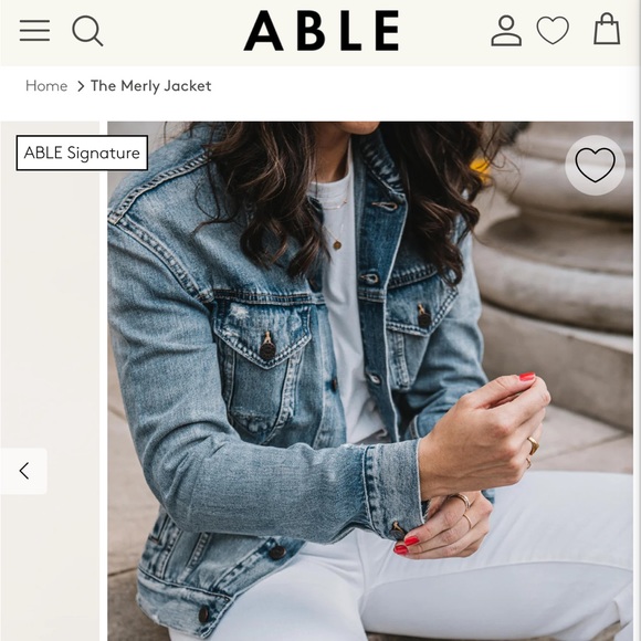 ABLE The Merly Denim Jacket - Picture 3 of 6